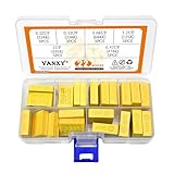 VANXY 6Values Lot de 22 condensateurs de sécurité MKP 275 VAC X2 Pas de 22,5 mm 0,22 uF 0,...