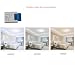 Plafón LED Cuadrado 30x30 cm,24W Blanca Fria 6000k-6500k Panel LED Superficie Marco...