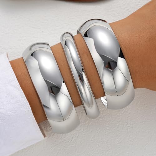 Image of Shining Diva Fashion Gold Plated Stylish Kada Bangle Cuff Bracelet for Women & Girls