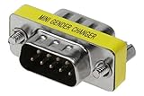 SF Cable, DB9 M/M Mini Gender Changer (Coupler)