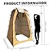 Xoeryoy Pop-Up Changing Tent Water & Sun Proof 190T Foldable 47x47x75 Shower Tent with Inner Pocket, Zippered Window & Door Portable for Camping, Hiking, Outdoor Privacy
