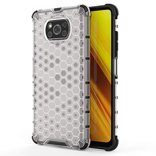 Image of Glasgow Back Case Cover Designed for Poco X3 Pro - Transparent