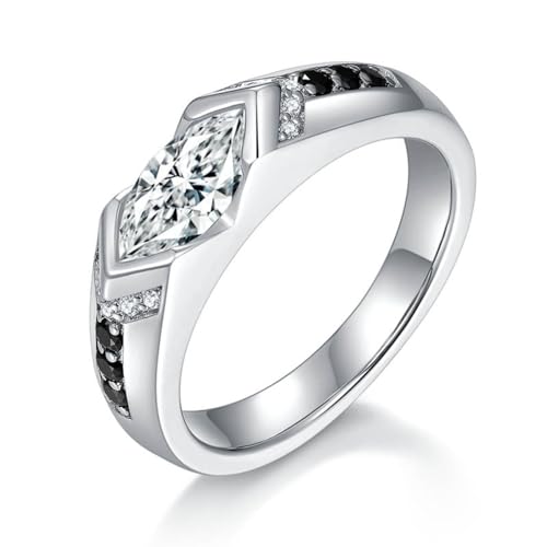 Alliance en moissanite marquise avec certificat le cadeau de fiançailles idéal