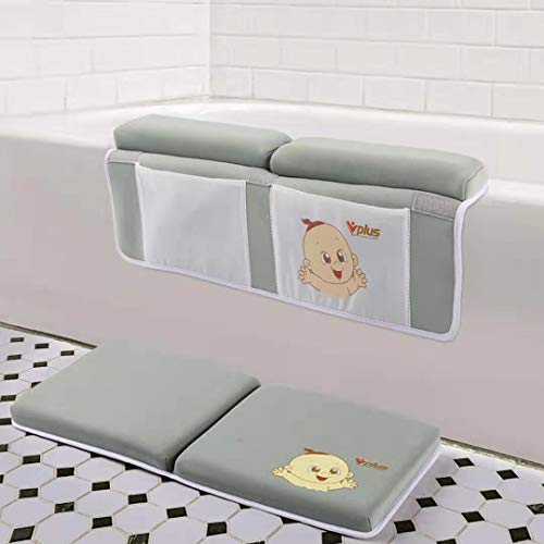 vplus Bath Kneeler with Elbow Rest Pad Set, Neoprene bathtime Kneeling Pad