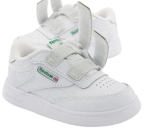 Reebok Club C Shoes Infants Baby Toddler Boys Lifestyle Fashion Shoe (White, us_Footwear_Size_System, Toddler, Numeric, Medium, Numeric_6)3