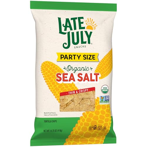 Image of Late July Sea Salt Organic Tortilla Chips, 14.75 Oz Bag