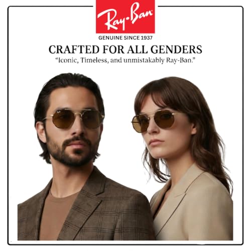 Image of Ray-Ban RB3565 JACK Square-Round Shaped Sunglasses for Men & Women with Official RAYBAN Eyewear Kit
