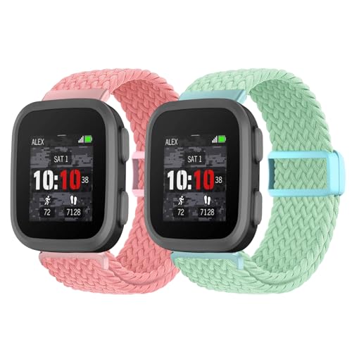 Correa trenzada simple compatible con Garmin Bounce 2Pack miniatura 1