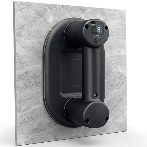 N9 Elektrische zuiglift, type C, accuzuiger met automatische zuigfunctie, 26 cm diameter, 2 motoren, 300 kg zuigkracht, 4000 mAh accu, lcd-display, elektrische tegellift voor glas, marmer