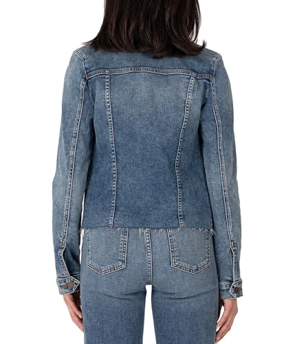 KUT from the Kloth Women's Kara Jacket No Waist with Rawhem2