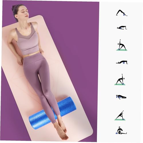 Rodillo de espuma de alta densidad para yoga y terapia física, ligero y portátil, para relajación muscular y ejercicios de fitness, espalda y cuerpo miniatura 6