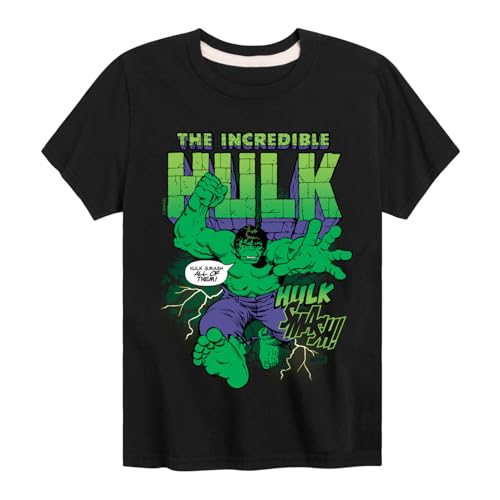 Marvel Hulk - Smash All of Them - Toddler and Youth Short Sleeve Graphic T-Shirt