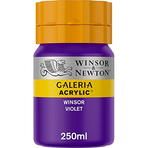 Image of Winsor & Newton Galeria Acrylic Color Tube, 250ml, Winsor Violet