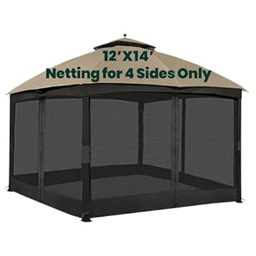 outdoor gazebo mosquito net