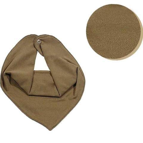 Babador Bandana Baby Deluxe Liso Caqui