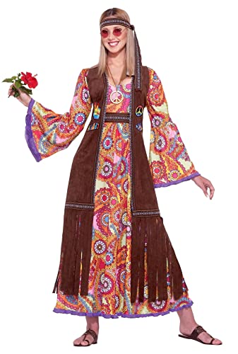 Forum Novelties Womens Hippie Love Child Adult Sized Costumes, Multi-Colored, One Size Us #TOP8