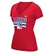 NHL Women's Stacked Stripe Tri-Blend V-Neck Tee