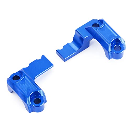 Modeer 1 Paar Motorrad Lenker Bremse Kupplung Hauptbremszylinder Klemmschutz Kompatibel mit Husqvarna FC 250 350 450 TC 125 250 FE 350 FX 350 450 TE 300i TX 300i 2021 2022 (Blau)