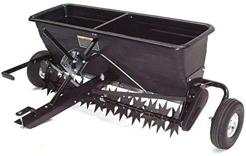AWZ przyczepa XXL, napowietrzacz do trawnika, 102 cm, wertykulator z rozsiewaczem 5552, napowietrzacz trawnikowy, traktor ogrodowy