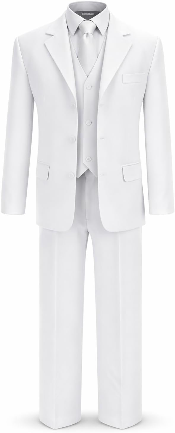 Gino Giovanni Boys First Communion and Wedding Suit Set in White