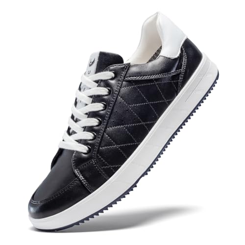 U.Ofeiy Men's Golf Shoes Professional Spikeless Leather...