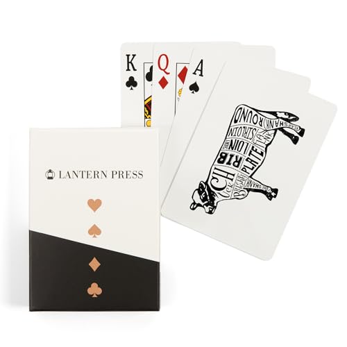 Lantern Press Baraja de Poker con 52 Cartas
