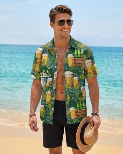 Image of 99TIMORO Funny Movie Mens Hawaiian Shirts Button Down Short Sleeve