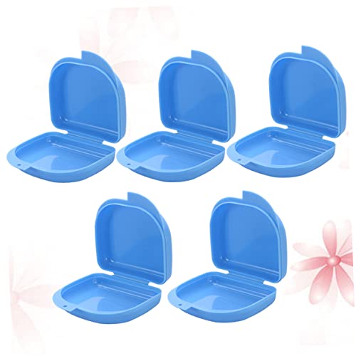 Lurrose 15 Peças Protetor De Plástico Azul Viagem Masculino Dentes Finos Suportes De Armazenamento P