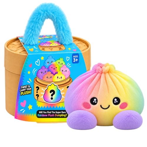 Jumbo Dumpling Plush Pillow Stuffed Bun with Steamer Party Favors,Purple - image 2