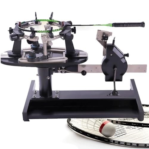 Incordatrice professionale per racchette, sistema fisso a 6 punti per una tensione precisa, ideale per racchette da tennis, badminton e squash