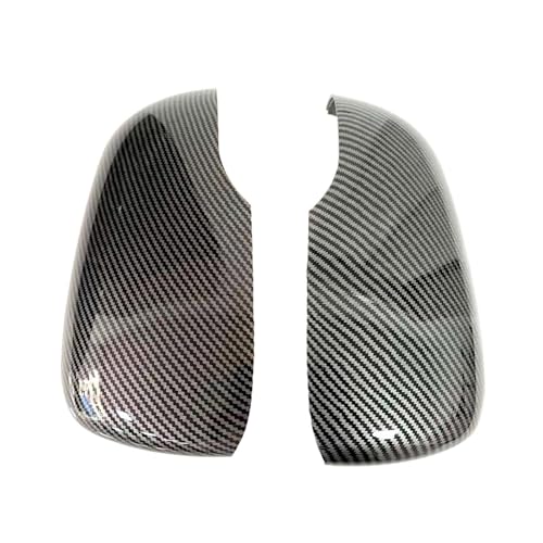 Coque de rétroviseur pour Kia Picanto protège des rayures style carbone ABS noir