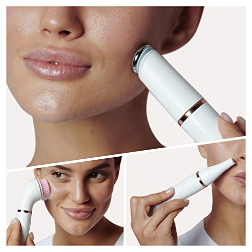 Braun FaceSpa Pro SE921 | All-in-one Beauty Device for Facial Epilation | Incl. Facial Epilator, Attachment for Skin Tightening & Facial Cleansing Brush - Thumbnail 3