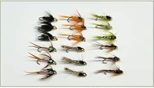 Nymphes à Tête Dorée Gilchrist - Lot De 3 Modèles Pour La Pêche à La Mouche (truite, Ombre)