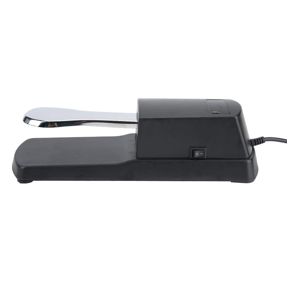 Pédale de piano électronique universelle portable pour clavier électronique pour instrument de piano numérique Noir