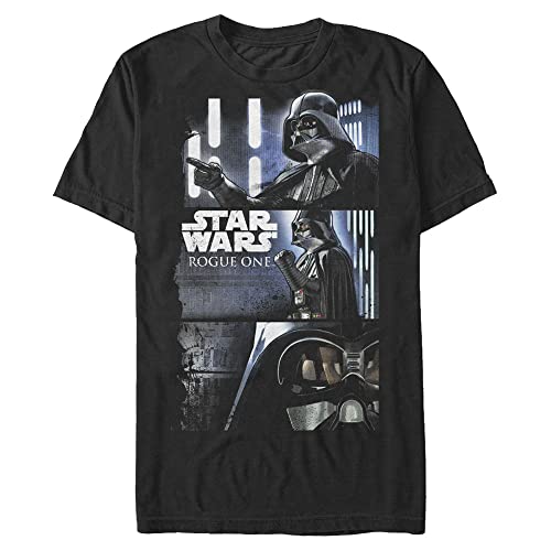 T-shirt Star Wars Vader Homme noir en coton premium