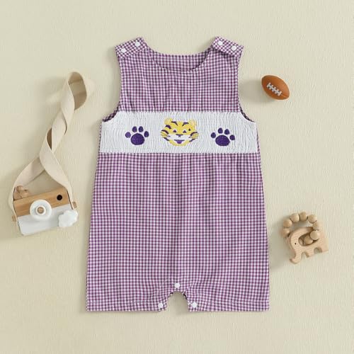BemeyourBBs Newborn Baby Boy Romper Sleeveless Jumpsuit One Piece Outfit Overall Summer Clothes3