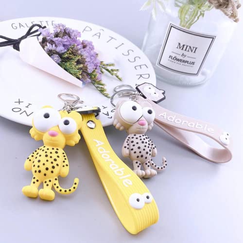 Image of Cute Cartoon BTS Keychain for Girls and Boys - Gift for Army and Kpop Lovers - Bag, Luggage Keyrings, Albums Keys Gifts