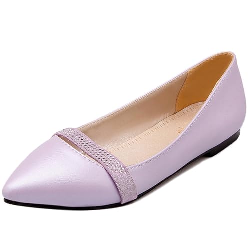 Patent Flat Women Pointed Toe Dolly Shoes