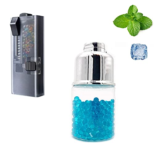 Peppermint Packed Cigarette Packing Box Peppermint Packed Cigarette Crush Ball Portable Mini Peppermint Click Filter Aroma Liquid Capsule Crush Ball Dispenser (Ice Mint)