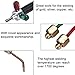 Gegong Jewelry Welding Torch Oxygen Flame Gun Jewelry Tool with 5 Tips for Gold Silver Copper Processing