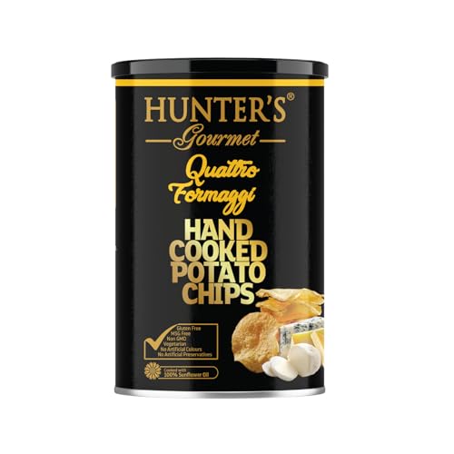 Hunters Gourmet Quattro Formaggi Hand Cooked Potato Chips 150g