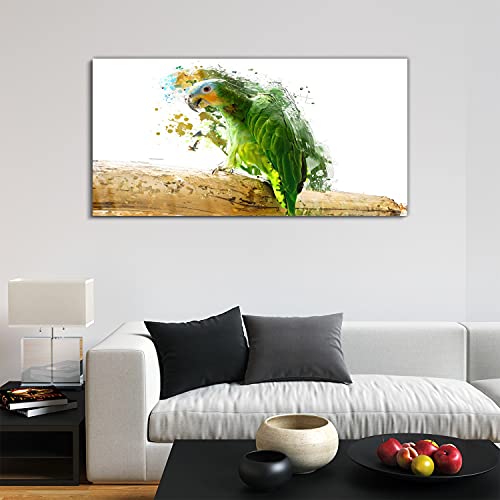 Tableau image acrylique 120x60cm Parrot abstraction pour salon - 3