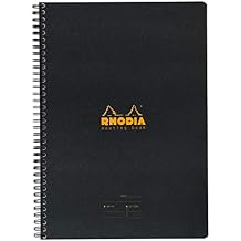 Rhodia Efficient Meeting Notebook, Black 8.25" x 6.25"
