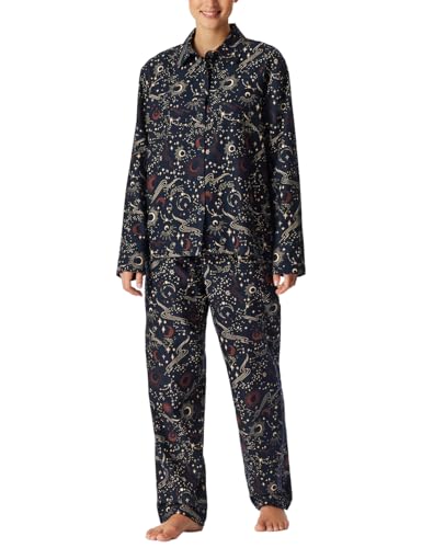 Schiesser Damen Schlafanzug lang Frottee Nightwear – Ansicht 1
