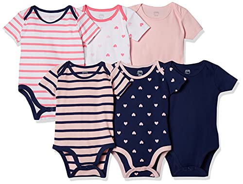 Image of Amazon Essentials baby-girls Short-Sleeve Bodysuits