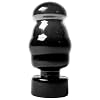 Wad Storm Ender Anal Plug, groot, zwart