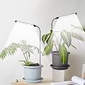 WeeLeeGoo Grow Light 2 Pack, 6000K Full Spectrum Gooseneck Growing Lamp for Indoor Pot Plants Bonsai/Plant/Houseplants, Dimmable & Auto Timer 4 8 12H