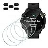 MTHGH Protettiva Pellicola compatibile con Garmin Forerunner 55 Smartwatch Protezione Schermo [4 pezzi] + tappi anti-polvere 5 pezzi, durezza 9H antigraffio senza bolle di protezione