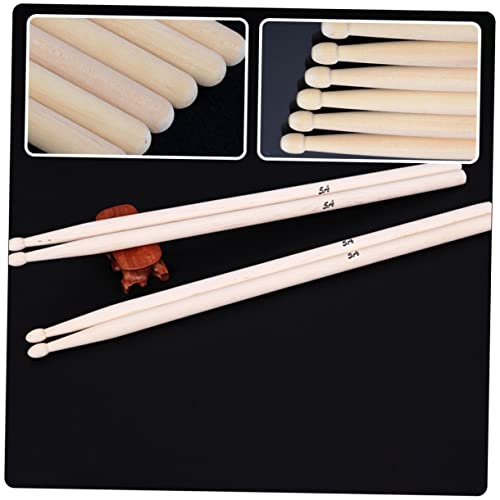 Baquetas ERINGOGO de madera de arce, tamaño 5A, para principiantes, para baterías acústicas y electrónicas, 2 pares miniatura 4