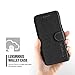 iPhone 6S Plus Case, Verus [Layered Dandy][Black] - [Premium Leather Wallet][Slim Fit] For Apple iPhone 6 6S Plus 5.5